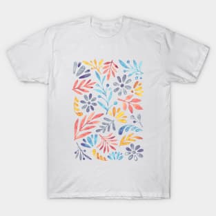 Watercolor floral pattern T-Shirt